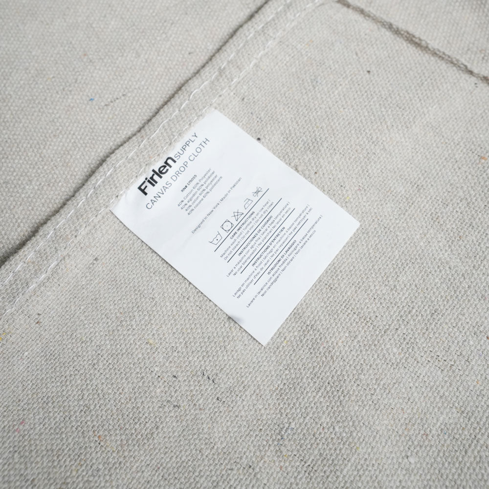 Heavy-Duty 8oz Cotton Canvas Drop Cloth (4ft x 12ft)